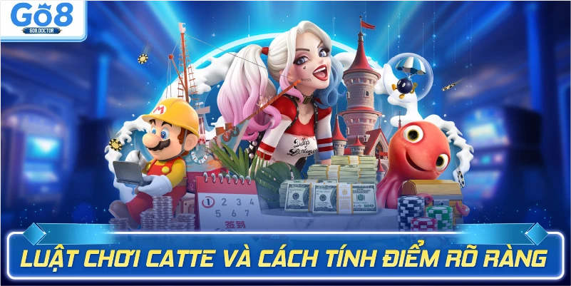 Luật chơi Catte online và cách tính điểm rõ ràng